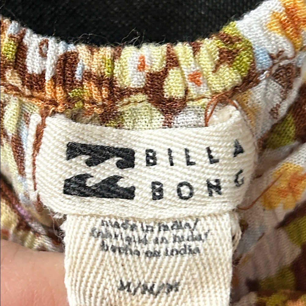 Billabong Day Glow Romper Multicolored Floral Women Medium - Picture 8 of 13